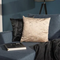 inny Poduszka dekoracyjna beżowa NORAH 45x45 cm