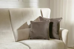 Poduszka dekoracyjna brązowa PAROS 60x60 cm