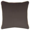 Poduszka dekoracyjna brązowa PAROS 45x45 cm
