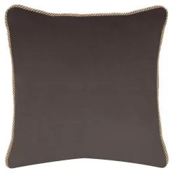 Poduszka dekoracyjna brązowa PAROS 45x45 cm