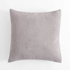 inny Poduszka dekoracyjna jasnoszara BOUCLE 45x45 cm