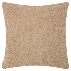 Poduszka dekoracyjna karmelowa BOUCLE 45x45 cm