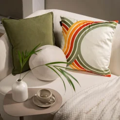 inny Poduszka dekoracyjna kremowa SPHERE 27 cm