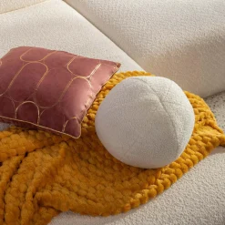 inny Poduszka dekoracyjna kremowa BALL 27 cm