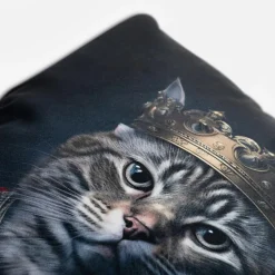 Poszewki I Poduszki Dekoracyjne|inny Poduszka dekoracyjna KRÓL KOT 50x50 cm