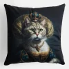 inny Poduszka dekoracyjna KRÓLOWA KOT 50x50 cm