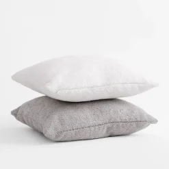 inny Poduszka dekoracyjna śnieżna biel BOUCLE 45x45 cm