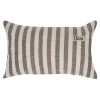 Tekstylia Zewnętrzne|Poszewki I Poduszki Dekoracyjne| Poduszka dekoracyjna w paski brązowa 30x50 cm