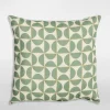 inny Poduszka dekoracyjna w zielone półkola PALEO 45x45 cm