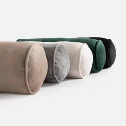 inny Poduszka dekoracyjna wałek beżowa WESLEY