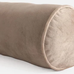 inny Poduszka dekoracyjna wałek beżowa WESLEY