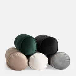 inny Poduszka dekoracyjna wałek WESLEY czarny 14x38 cm