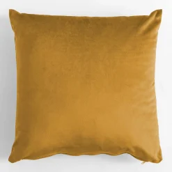 Poszewki I Poduszki Dekoracyjne|Estetica Poduszka dekoracyjna welurowa musztardowa VELVIO 45x45 cm