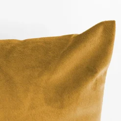 Poszewki I Poduszki Dekoracyjne|Estetica Poduszka dekoracyjna welurowa musztardowa VELVIO 45x45 cm
