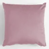 Poduszka dekoracyjna welurowa róźowa VELVIO 45x45 cm