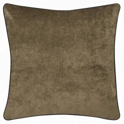 Poduszka dekoracyjna zielona FLOWER LINE 45x45 cm