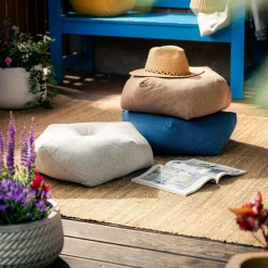 inny Poduszka jasnoszara PUFFY PUF 48x18 cm