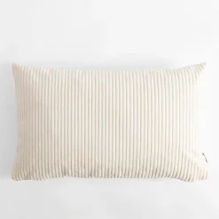 inny Poduszka MILA CORD kremowa 40x60 cm
