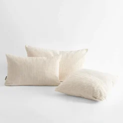 inny Poduszka MILA CORD kremowa 40x60 cm