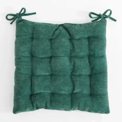 inny Poduszka na krzesło ciemnozielona DALLAS 40x40 cm
