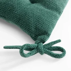 inny Poduszka na krzesło ciemnozielona DALLAS 40x40 cm