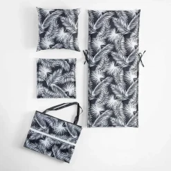 Tekstylia Zewnętrzne|Poszewki I Poduszki Dekoracyjne|inny Poduszka na krzesło, czarna, SAMBA, 50x118 cm