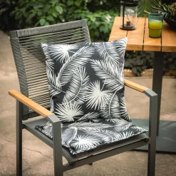 Tekstylia Zewnętrzne|Poszewki I Poduszki Dekoracyjne|inny Poduszka na krzesło, czarna, SAMBA, 40x40 cm