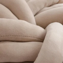 Poszewki I Poduszki Dekoracyjne|inny Poduszka ozdobna węzeł beżowa TWISTY 30 cm