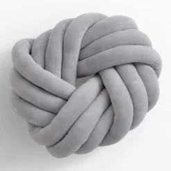 inny Poduszka ozdobna węzeł jasnoszara TWISTY 30 cm