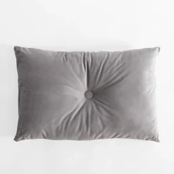 inny Poduszka pikowana jasnoszara LESLEY 40x60 cm