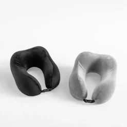 Tekstylia Zewnętrzne|Kołdry I Poduszki|inny Poduszka podróżna rogal szara 30x27x10 cm