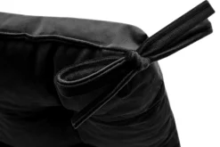 Poszewki I Poduszki Dekoracyjne|Estetica Poduszka siedzisko na krzesło czarna VELVIO 40x40 cm