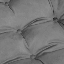 Poszewki I Poduszki Dekoracyjne|Estetica Poduszka siedzisko na krzesło szara VELVIO 40x40 cm