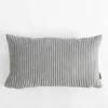 inny Poduszka szara MILA CORD 30x50 cm