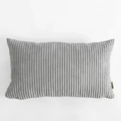 inny Poduszka szara MILA CORD 30x50 cm