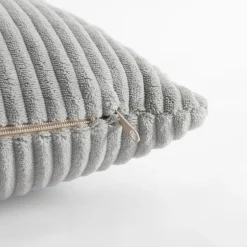inny Poduszka szara MILA CORD 30x50 cm