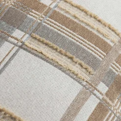 inny Poduszka w kratkę kremowa IRMA 45x45 cm