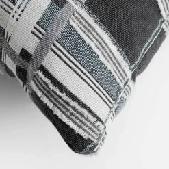 Poszewki I Poduszki Dekoracyjne|inny Poduszka w kratkę szara IRMA 45x45 cm