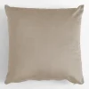 Poszewki I Poduszki Dekoracyjne| Poduszka welurowa beżowa VELVIO 45x45 cm