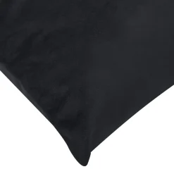 Poszewki I Poduszki Dekoracyjne| Poduszka welurowa czarna VELVIO 40x60 cm