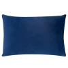 Poszewki I Poduszki Dekoracyjne| Poduszka welurowa granatowa VELVIO 40x60 cm