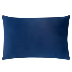 Poszewki I Poduszki Dekoracyjne| Poduszka welurowa granatowa VELVIO 40x60 cm