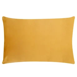 Poszewki I Poduszki Dekoracyjne| Poduszka welurowa musztardowa VELVIO 40x60 cm