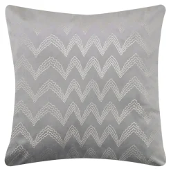 Poduszka welurowa szara LOUIS 45x45 cm