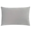 Poduszka welurowa szara VELVIO 40x60 cm
