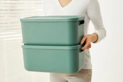 Pudełka I Pojemniki Do Przechowywania|ROTHO Pojemnik do przechowywania zielony ALBULA 20 L