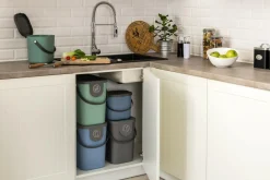 Kosze Na Śmieci|ROTHO Pojemnik do segregacji szary ALBULA, 6 l