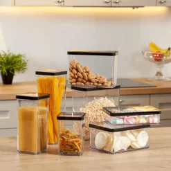 ROTHO Pojemnik do żywności LOFT czarny 2,1 l