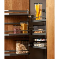 Pojemniki Na Żywność|ROTHO Pojemnik do żywności wysoki LOFT czarny 1,5 l