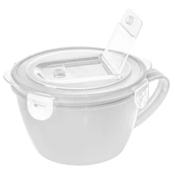 Pojemniki Na Żywność| Pojemnik hermetyczny okrągły z uchwytam Q-LOCK 0,9 l